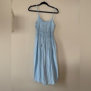 Light Blue Spaghetti Strap Dress